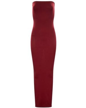 Wolford Fatal Strapless Slim-Fit Maxi Dress - Red