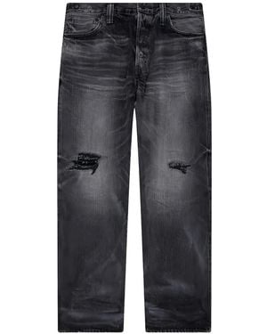 Mastercraft Union Jean Ample À Effet Usé - Gris