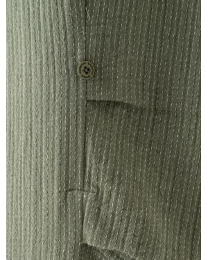 Maharishi Pantalon Ample À Coutures Sashiko - Green