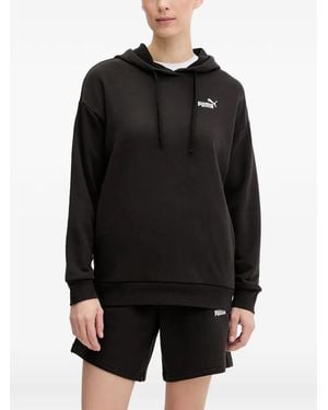 PUMA Logo-Print Shorts And Hoodie Set - Black