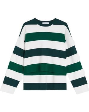 Max Mara Jersey a rayas - Verde