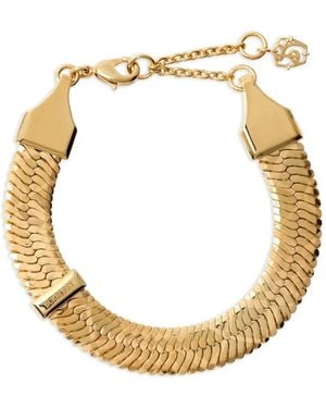 Burberry Bracciale Check Inciso - Metallizzato