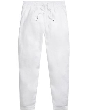 Polo Ralph Lauren Drawstring-Waist Linen Pants - White
