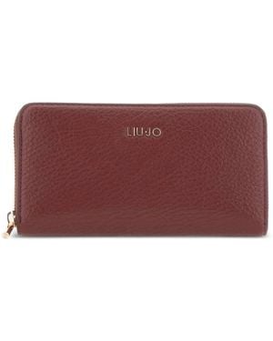 Liu Jo Logo-Detail Wallet - Purple