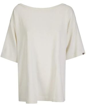 Extreme Cashmere Short-Sleeve Collum T-Shirt - White