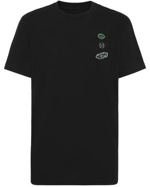 Philipp Plein Cars Racing Tシャツ - ブラック