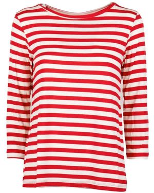 Marella Emme Striped T-Shirt - Red