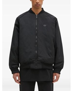 adidas Zip-Up Bomber Jacket - Black