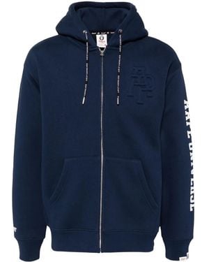 Aape By A Bathing Ape Logo Hooded Jacket - Blue