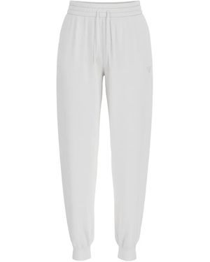 Guess Elasticated-Waistband Track Pants - White