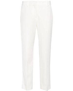 Ermanno Scervino Mid-Rise Tailored Trousers - White