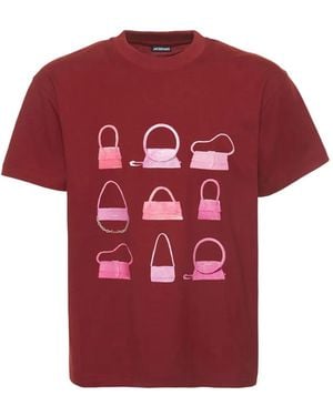 Jacquemus Le Sacs Printed T-Shirt - Red