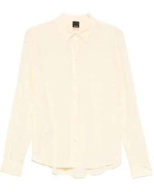Pinko Crackers Silk Shirt - Natural