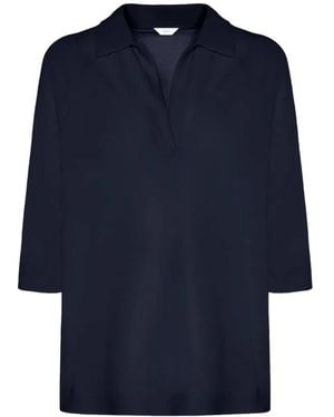 Malo Top Makò Con Manga Raglán - Azul