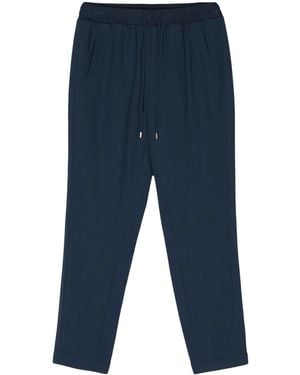 Liu Jo Mid-Rise Tapered Trousers - Blue
