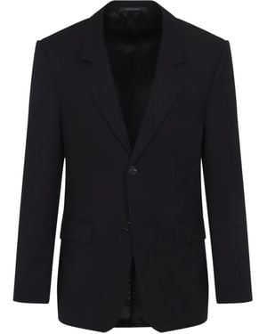 Balenciaga Button Blazer - Blue