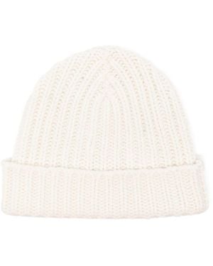 Warm-me Knitted Beanie - White