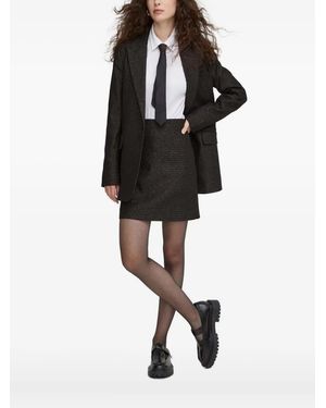 Bruuns Bazaar Patterned Blazer - Black