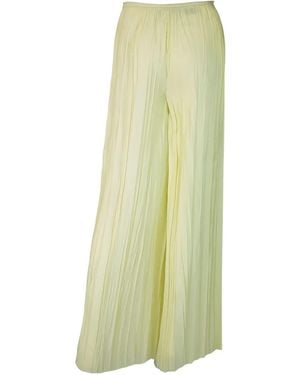 Roberto Collina Elasticated-Waistband Pleated Pants - Green