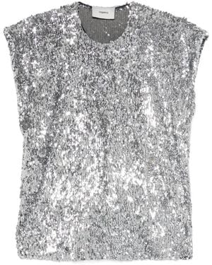 Coperni Sequined Top - Gray