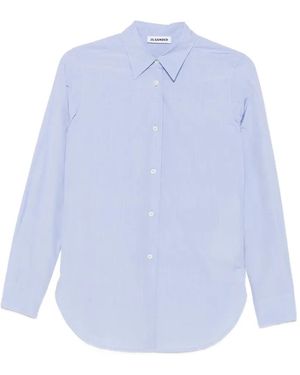 Jil Sander Schmales Hemd - Blau