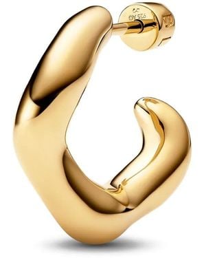 Maria Black Anil Hoop Earring - Metallic