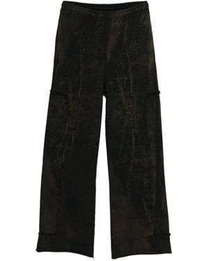 Etudes Studio Cracked Track Trousers - Black