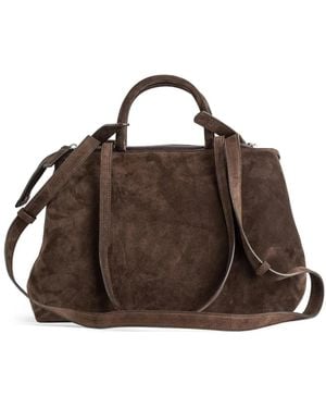 Marsèll Dritta Suede Tote Bag - Brown