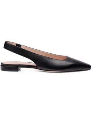 Stuart Weitzman Stassi Slingback Court Shoes - White