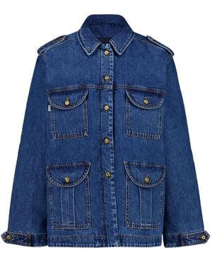 Blazé Milano Chaqueta Vaquera Sahariana - Azul