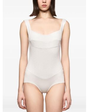Atu Body Couture Body Con Lentejuelas - Blanco