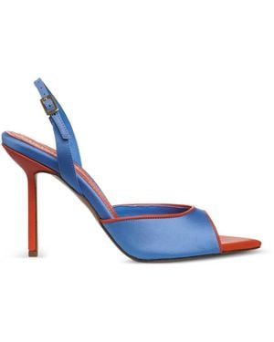 Ginissima Vicky Sandalen Mit Satin-Finish - Blau