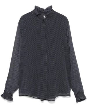 Claudie Pierlot Chequered Shirt - Blue