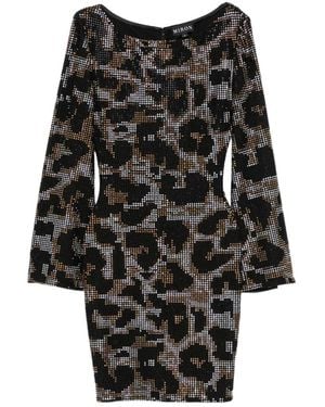 Miron Embellished Mini Dress - Black