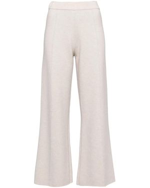 N.Peal Cashmere Double Face Pants - Natural