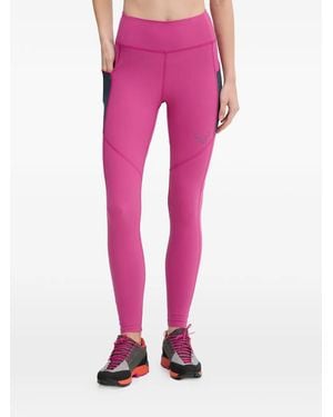 Dynafit Ultra Logo-Print Leggins - Pink