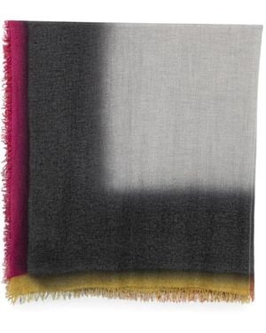 Faliero Sarti Kamala Fringed Gradient-Effect Scarf - Gray