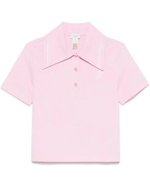 Patou Polotop Met Geborduurd Logo - Roze