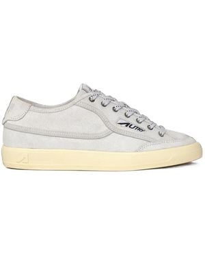 Autry Windscape Low Suede Sneakers - White