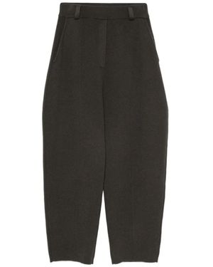 Lisa Yang Straight-Leg-Hose Mit Nahtdetail - Grau