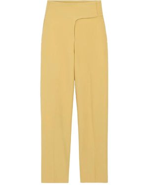 Ami Paris Wrapped Belted Trousers - Yellow