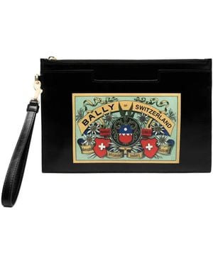 Bally Tasche Mit Grafischem Print - Schwarz