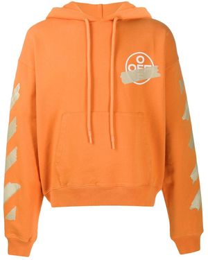 Off-White c/o Virgil Abloh ロゴ パーカー - オレンジ