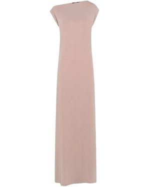 Seventy Cap-Sleeve Boat-Neck Dress - White