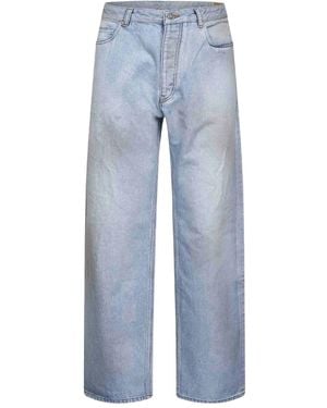 Balenciaga ダメージ ジーンズ - ブルー