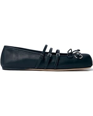 Gucci Bailarinas Horsebit - Azul