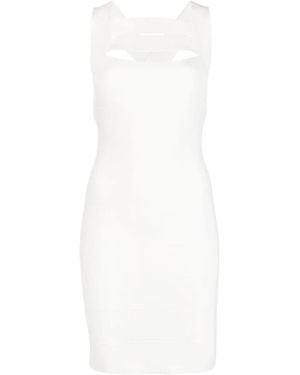 Hervé Léger Icon Strappy Mini Dress - White