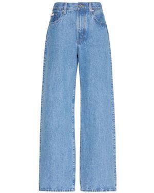 Calvin Klein Vaqueros Con Cinco Bolsillos - Azul