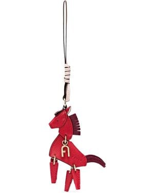 Furla Allegra Bag Charm - Red