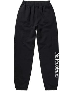 No Problemo Trainingsbroek Met Logo - Blauw